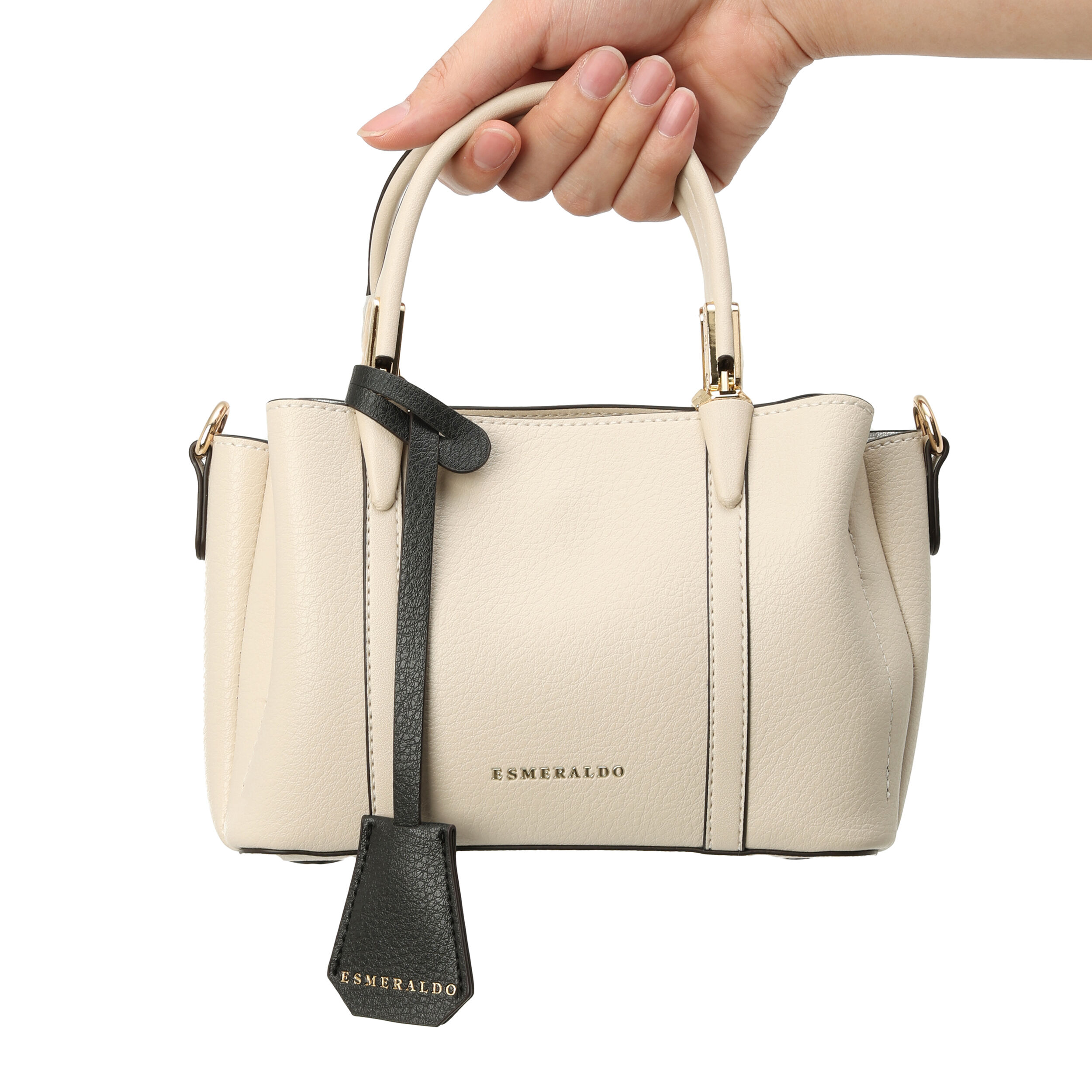 Bonnes fetes「３ポケットトート／Ｓ／ＥＳＭＥＲＡＬＤＯ　ｈａｐｐｉｎｅｓｓ」|ショルダー・メッセンジャー|