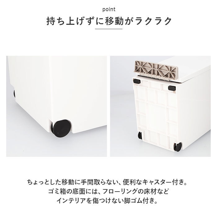 BACKYARD FAMILY「アスベル ゴミ箱 ASVEL 6605 通販 ダストボックス ごみ箱 分別ペダル ごみばこ」|ダストボックス|