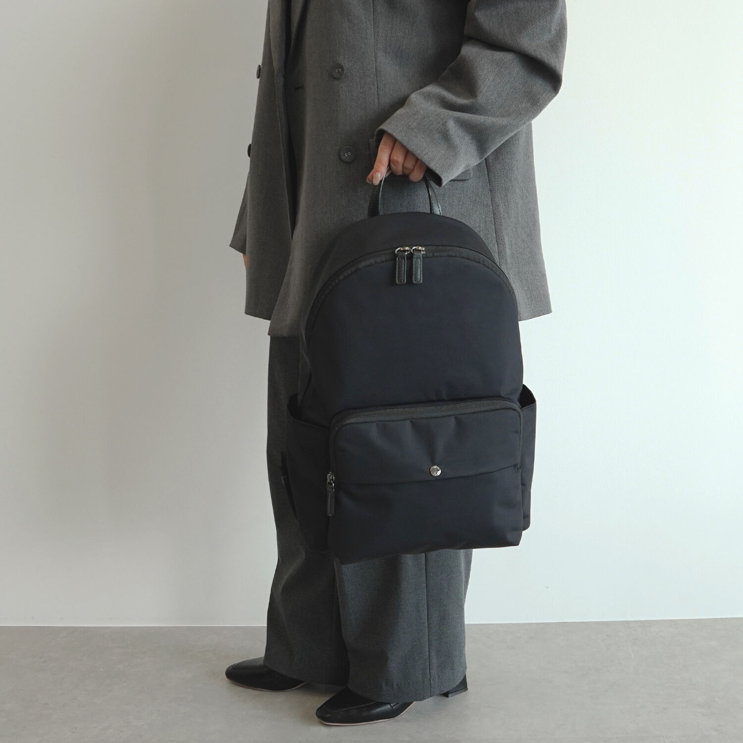 MACKINTOSH PHILOSOPHY「MACKINTOSH PHILOSOPHY/マッキントッシュフィロソフィー  リュックサック 14L セットアップ 19135」|リュック|ブラック