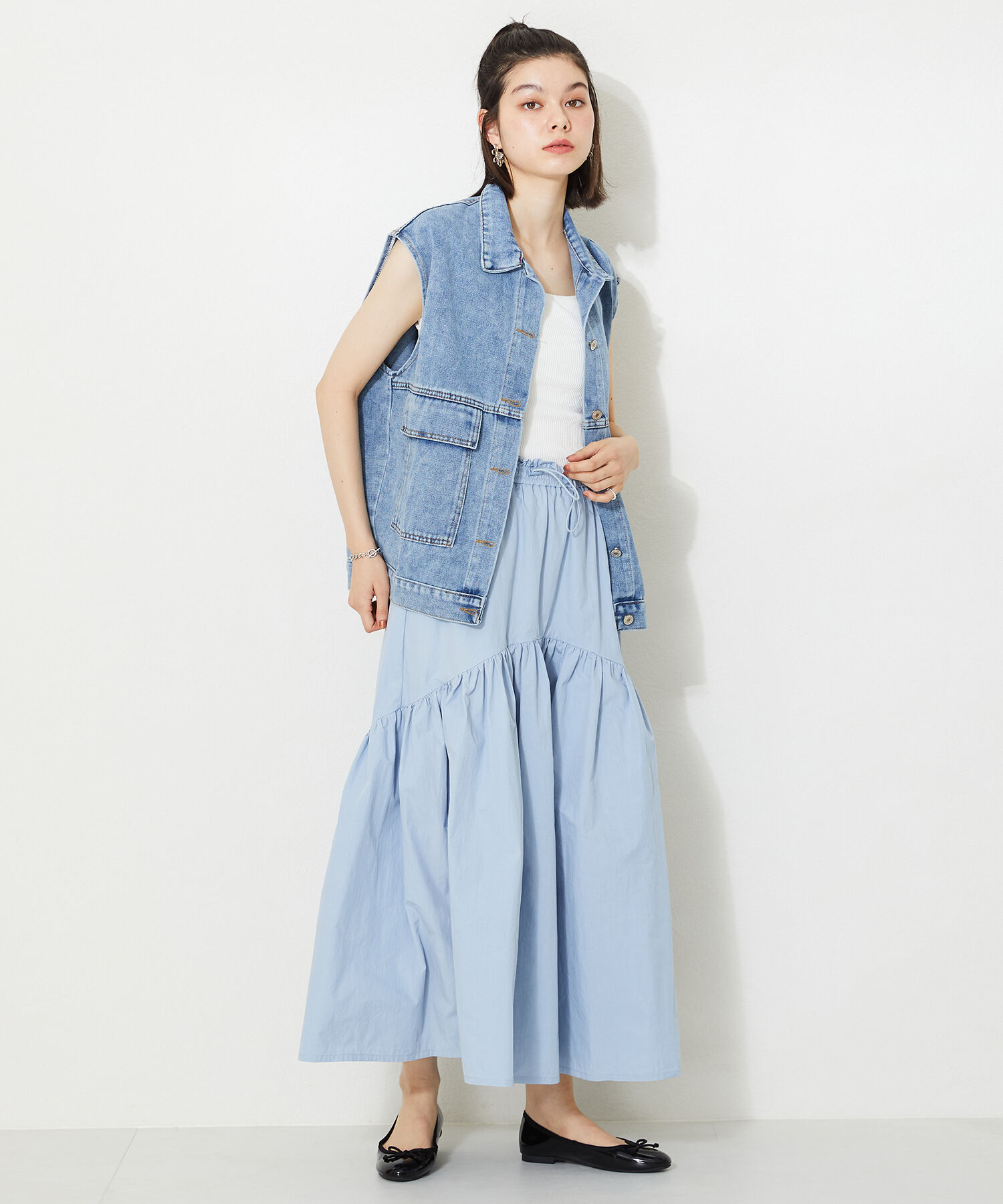 ORiental TRaffic「【 WEB限定 】 バレエシューズ /R-4006 パンプス フラット 厚手クッション エナメル ヒール1cm」|パンプス|