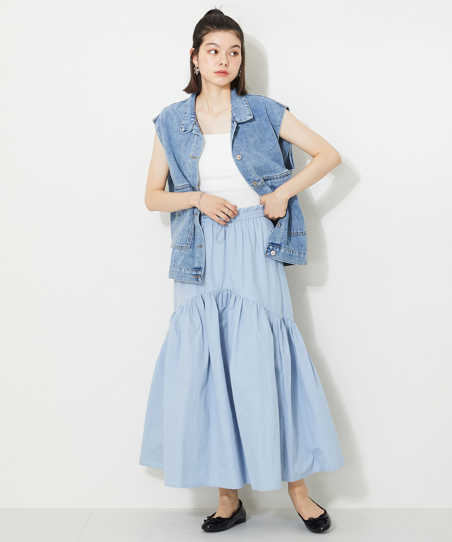 ORiental TRaffic「【 WEB限定 】 バレエシューズ /R-4006 パンプス フラット 厚手クッション エナメル ヒール1cm」|パンプス|