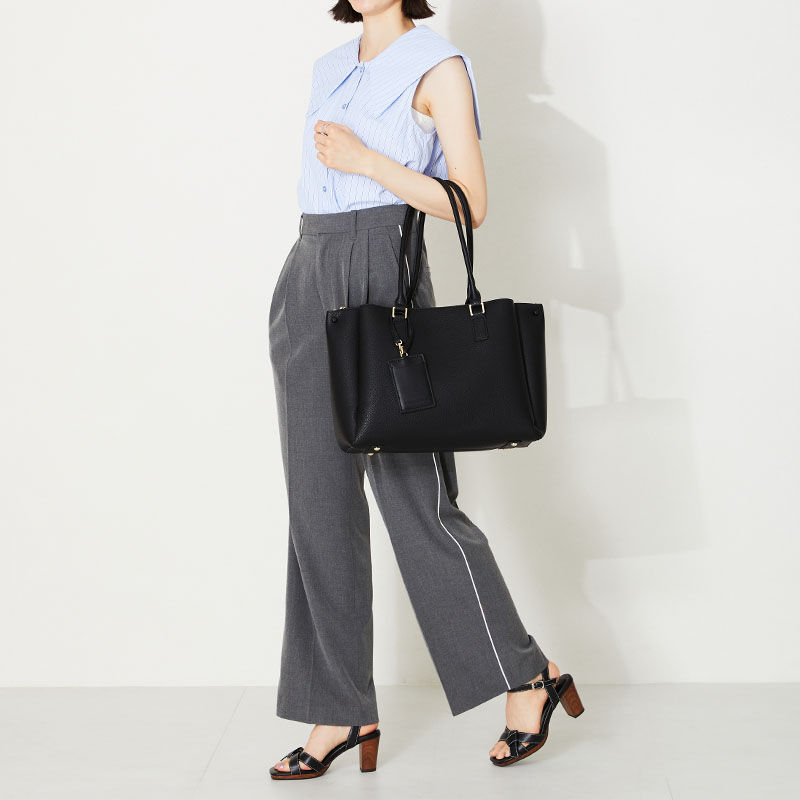 ORiental TRaffic「【BAG】A4 横長 トートバッグ /BA-220 通勤 通学 オフィスカジュアル 人気 トレンド 売れてる」|トートバッグ|