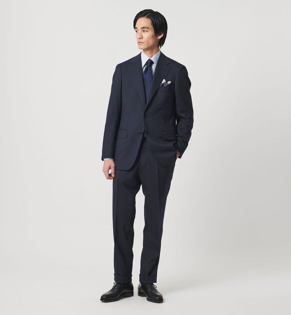 UNITED ARROWS「イージーケア AG ペンシルストライプ レギュラカラーシャツ  ー抗菌防臭ー」|シャツ・ブラウス|