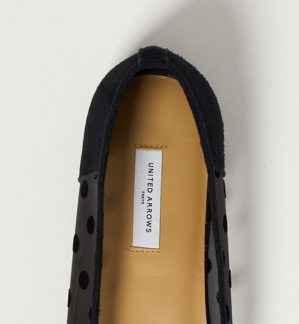 UNITED ARROWS「ドット バレエシューズ」|バレエシューズ|