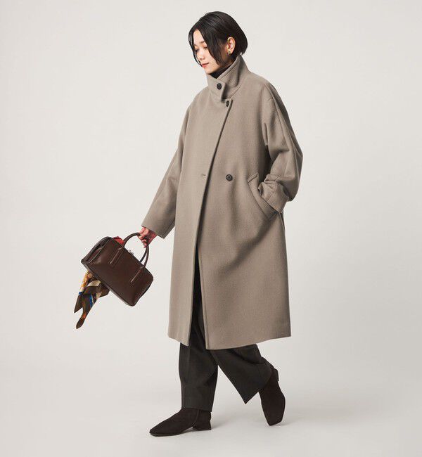 UNITED ARROWS green label relaxing「［size SHORT/TALLあり］＜1_OF MINE＞スタンドカラー ロング コート」|その他|