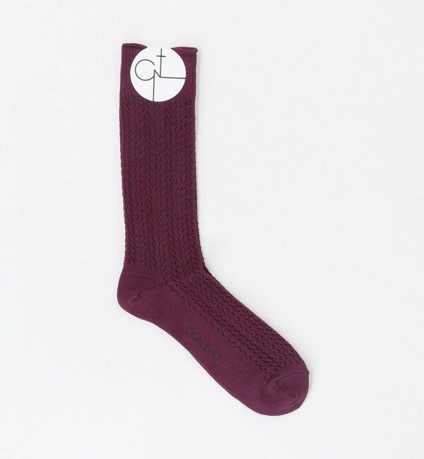 UNITED ARROWS green label relaxing「＜CONLEAD＞レース ソックス」|ソックス|WINE