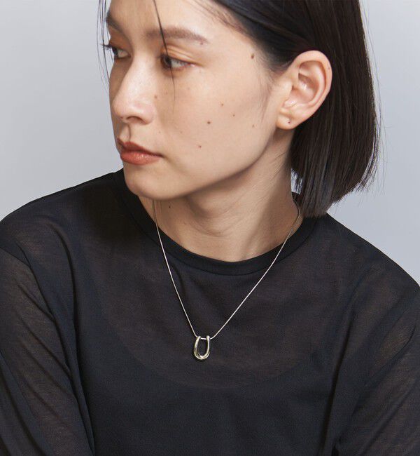 BEAUTY&YOUTH UNITED ARROWS「Uモチーフ チェーン ネックレス」|ネックレス|