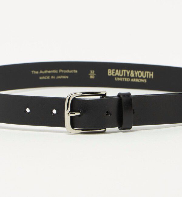 BEAUTY&YOUTH UNITED ARROWS「グロッシー レザー ベルト 28mm」|ベルト|
