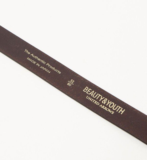 BEAUTY&YOUTH UNITED ARROWS「グロッシー レザー ベルト 28mm」|ベルト|