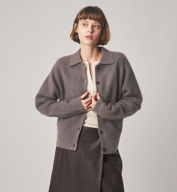 STEVEN ALAN「＜Steven Alan＞オーストラリアン ウール ミックス ニット カーディガン」|カーディガン|
