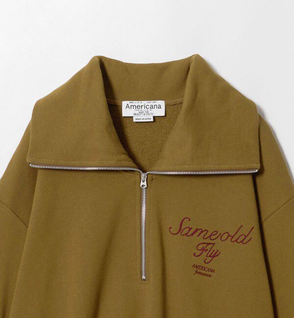 BEAUTY&YOUTH UNITED ARROWS「【別注】＜Americana＞ハーフジップ スウェット プルオーバー」|スウェット・ジャージ|