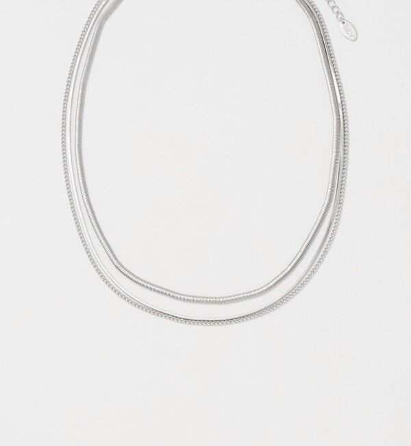 BEAUTY&YOUTH UNITED ARROWS「ミックスチェーン 3連 ネックレス」|ネックレス|