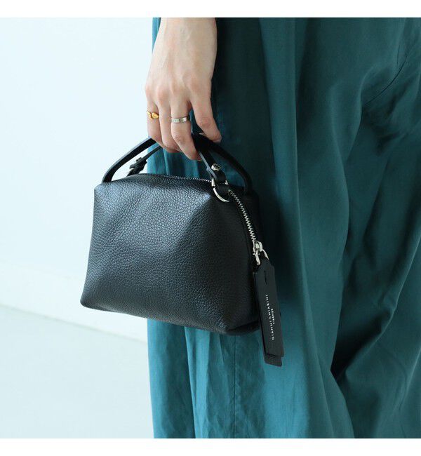 BEAMS SELECTION for WOMEN「GIANNI CHIARINI / ALIFA レザーショルダーバッグ S」|ショルダー・メッセンジャー|NERO