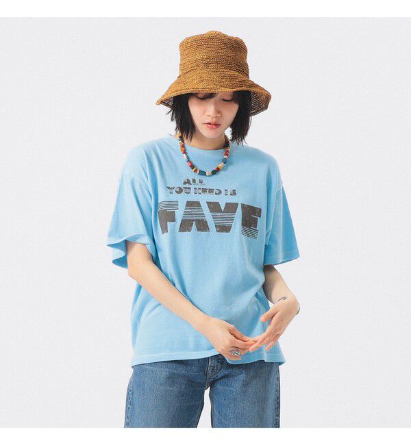 BEAMS SELECTION for WOMEN「【別注】SCREEN STARS / ロゴ プリント ショートスリーブ」|Tシャツ・カットソー|