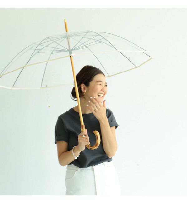 Demi-Luxe BEAMS 「Traditional Weatherwear / クリア バンブー 傘」|傘|