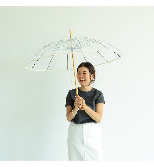 Demi-Luxe BEAMS 「Traditional Weatherwear / クリア バンブー 傘」|傘|