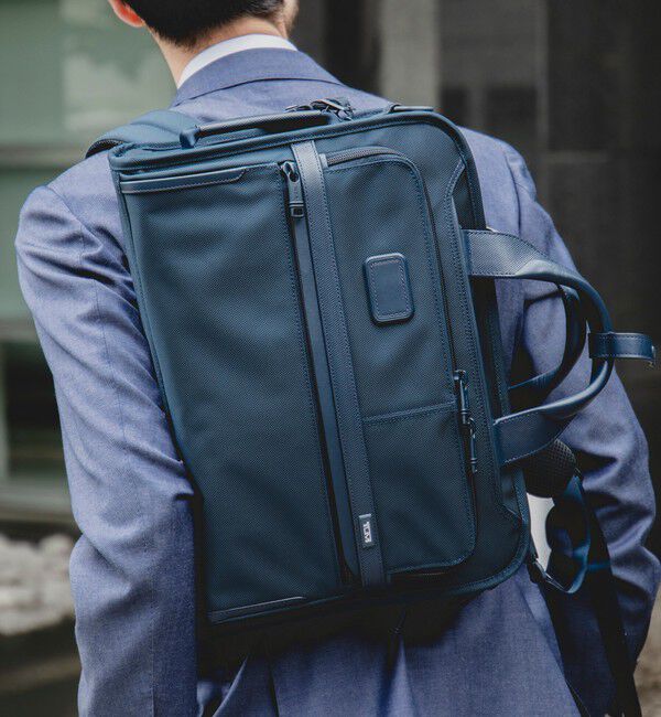 SHIPS「【SHIPS別注】TUMI: 『ALPHA 3』 3WAY スリム ブリーフ」|ビジネスバッグ|