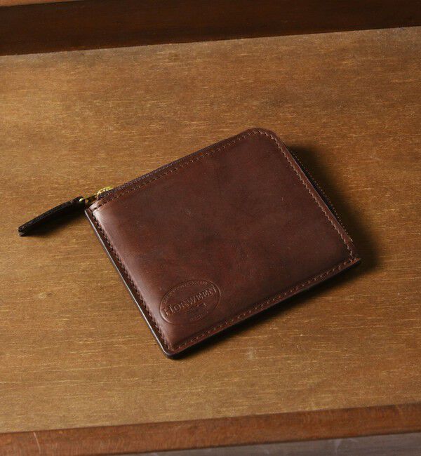 SHIPS any「HORWEEN(R) ジップ ウォレット◇」|財布|ブラウン