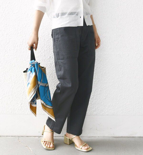 SHIPS for women「【WEB限定】ストレッチ ベーシック ベイカー パンツ」|その他|