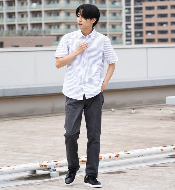 SHIPS「SHIPS:〈抗菌加工〉japan quality カラー テーパード スリム チノパンツ」|チノ|