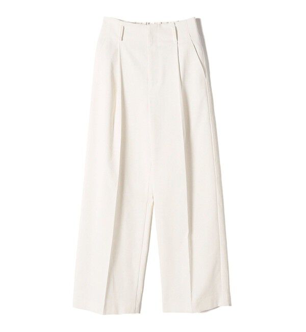 SHIPS for women「〈手洗い可能 〉ドライオックス フロント タック ストレート パンツ 25SS」|その他|