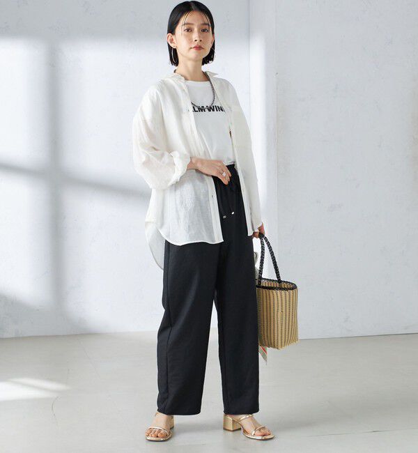 SHIPS for women「〈手洗い可能〉IMPERIAL LINEN オーバー シャツ」|シャツ・ブラウス|