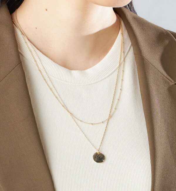 SHIPS for women「レイヤード コイン ネックレス」|ネックレス|