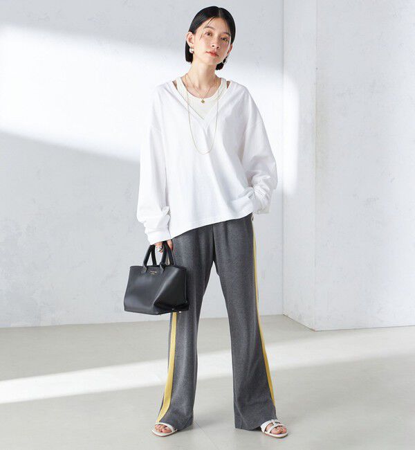 SHIPS for women「【SHIPS別注】onit:ライン イージー パンツ」|その他|