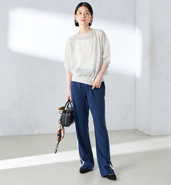 SHIPS for women「【SHIPS別注】onit:ライン イージー パンツ」|その他|