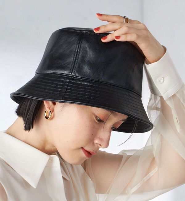 SHIPS for women「perah:バケット ハット」|ハット|ブラック