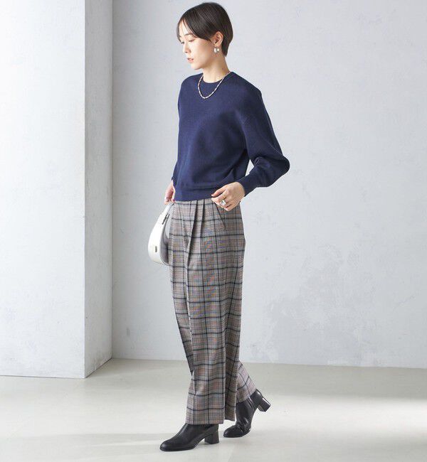 SHIPS for women「〈手洗い可能〉スムース ニット ガゼット プルオーバー」|ニット・セーター|