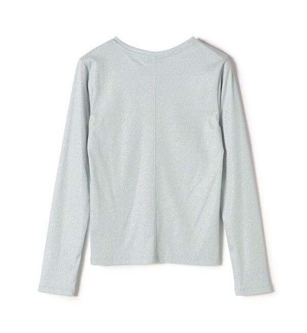 SHIPS for women「〈洗濯機可能〉シャイニー ストレッチ クルーネック カットソー」|Tシャツ・カットソー|