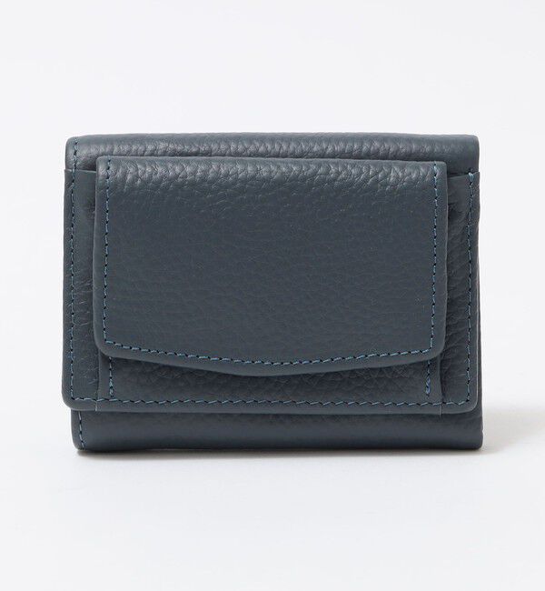 SHIPS Colors 「SHIPS Colors:レザー TRI-FOLD ウォレット (三つ折り 財布)◇」|財布|ネイビー