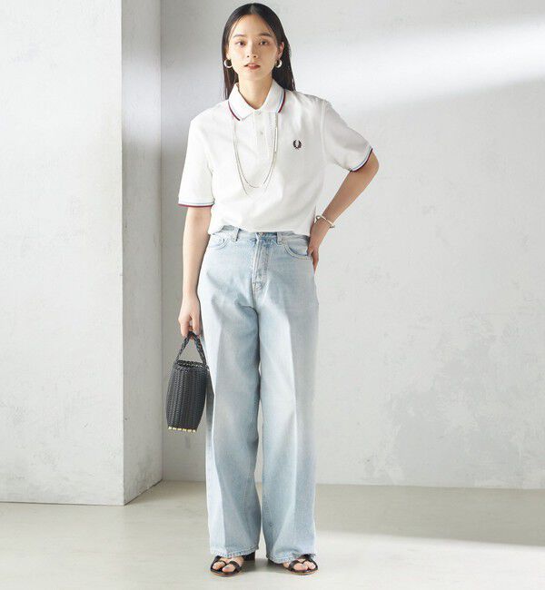 SHIPS for women「FRED PERRY:M12 TWIN TIPPED SHIRT」|ポロシャツ|