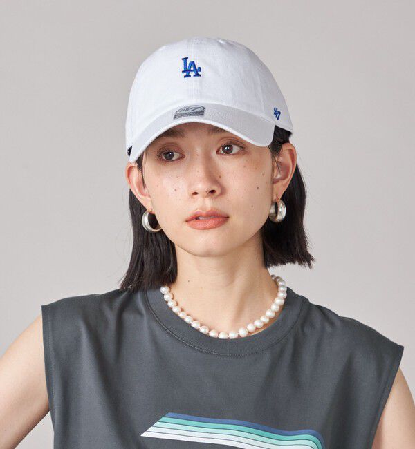 SHIPS for women「&rsquo;47:CLEAN UP DODGERS」|キャップ・キャスケット|ホワイト