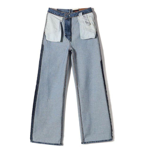 SHIPS for women「Levi&rsquo;s:RIBCAGE WIDE LEG」|デニム|
