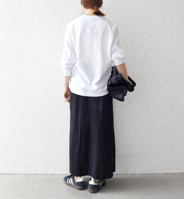 SHIPS any「《一部追加予約》【SHIPS any別注】LACOSTE:〈洗濯機可能〉ピケ クルーネック ロンT 26AW」|Tシャツ・カットソー|