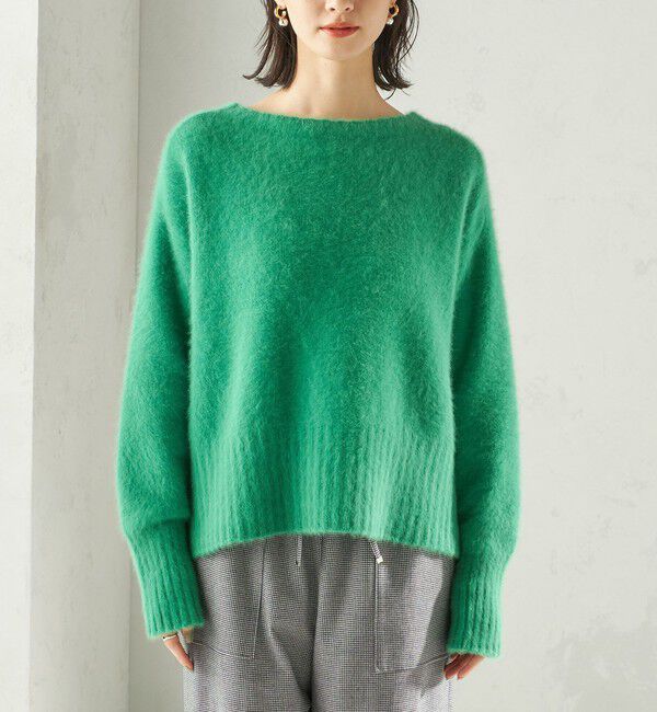 SHIPS for women「〈手洗い可能〉フォックス クルーネック ニット プルオーバー」|ニット・セーター|