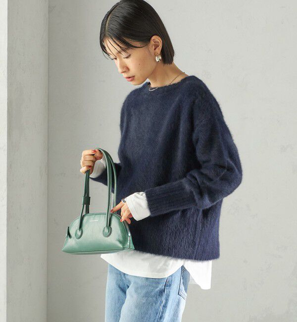 SHIPS for women「〈手洗い可能〉フォックス クルーネック ニット プルオーバー」|ニット・セーター|