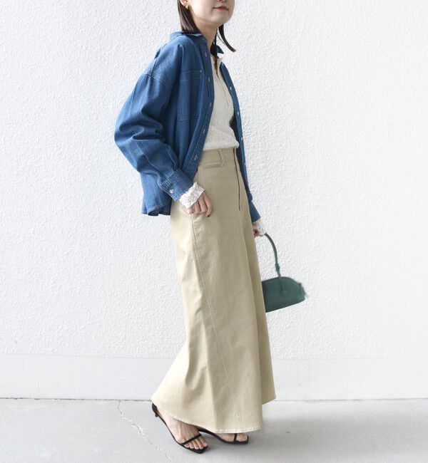 SHIPS for women「〈手洗い可能〉ラッセル レース ヘンリー ネック 2WAY プルオーバー」|Tシャツ・カットソー|