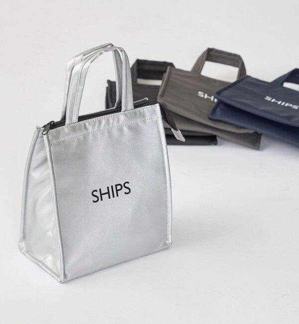 SHIPS「【WEB限定】ショッパー型 保冷ランチバッグ S」|エコバッグ|