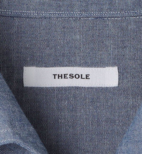 SHIPS「【SHIPS別注】THE SOLE: シャンブレー ワンピース カラー シャツ」|シャツ・ブラウス|