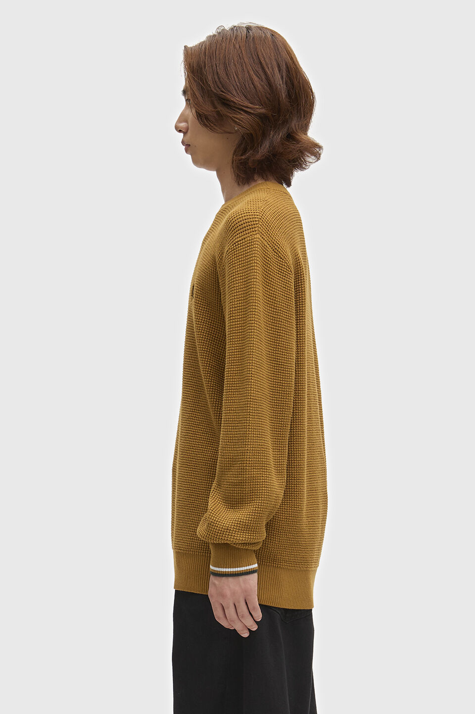  「FRED PERRY／Waffle Stitch Jumper／ワッフルステッチニット」|ニット・セーター|