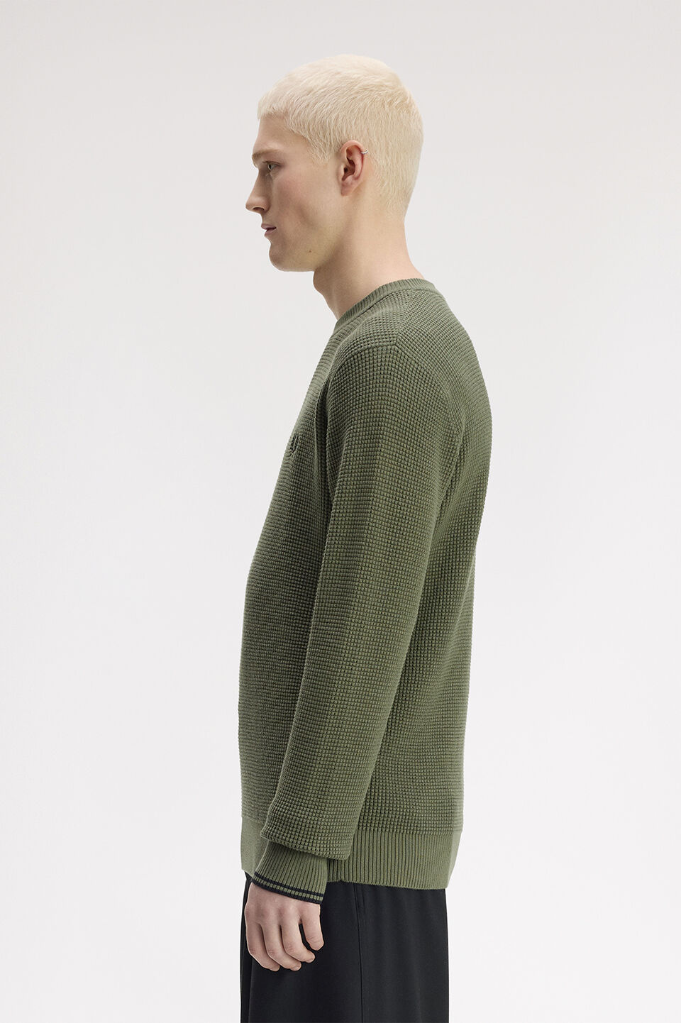  「FRED PERRY／Waffle Stitch Jumper／ワッフルステッチニット」|ニット・セーター|