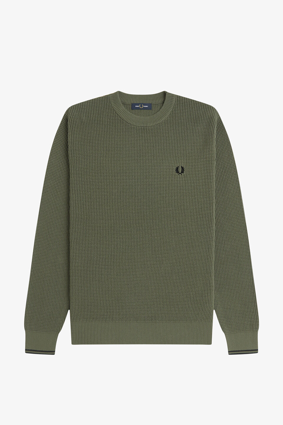  「FRED PERRY／Waffle Stitch Jumper／ワッフルステッチニット」|ニット・セーター|