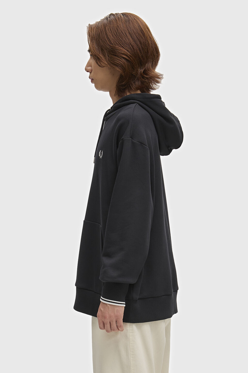 FRED PERRY 「FRED PERRY／Tipped Hooded Sweatshirt／ワンポイントロゴ フードスウェット」|スウェット・ジャージ|
