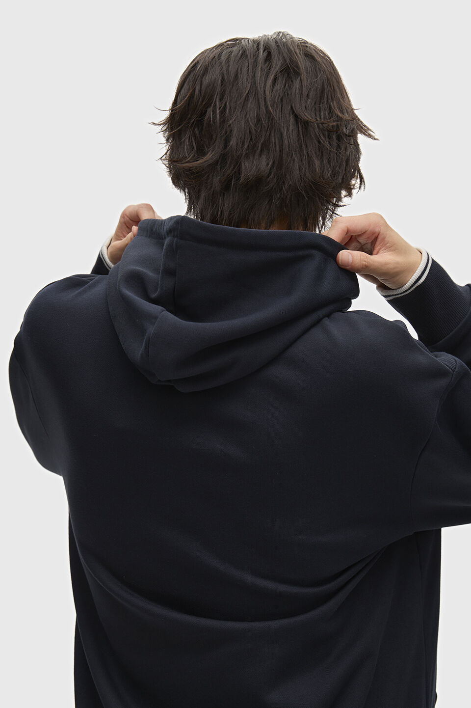 FRED PERRY 「FRED PERRY／Tipped Hooded Sweatshirt／ワンポイントロゴ フードスウェット」|スウェット・ジャージ|