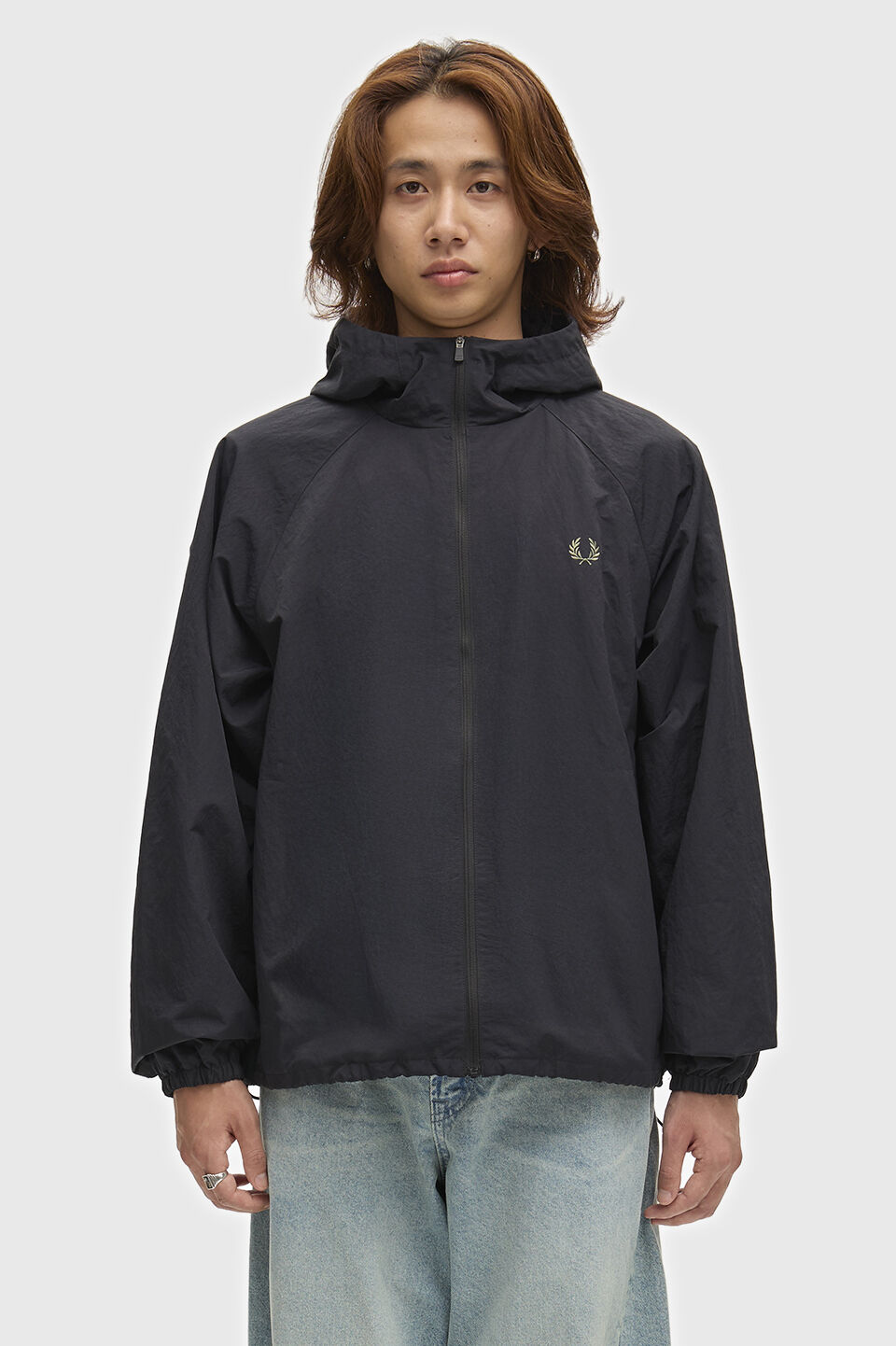 FRED PERRY 「FRED PERRY／Oversized Hooded Shell Jacket／オーバーサイズフードシェルジャケット」|ブルゾン・スタジャン|