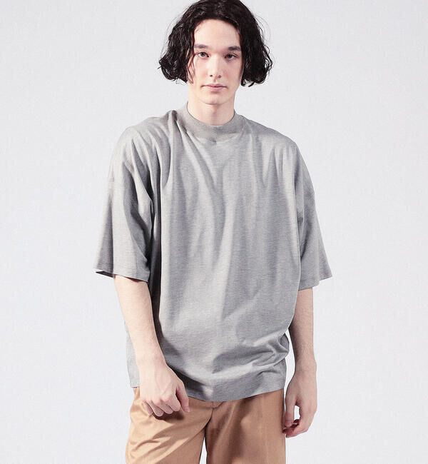 CABaN「CABaN コットン ビルドネックTシャツ」|Tシャツ・カットソー|
