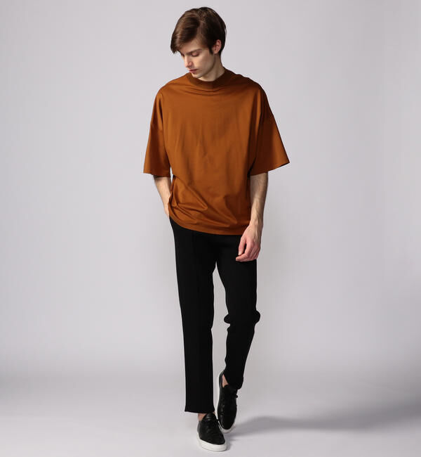CABaN「CABaN コットン ビルドネックTシャツ」|Tシャツ・カットソー|